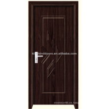 Dormitorio de madera puerta JKD-M609 PVC cubrió la puerta de madera